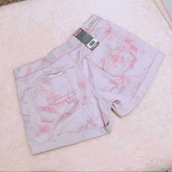 Levi’s Pink Tie-Dye Rolled Jogger Shorts, Size S, New w/Tag - Picture 6 of 11